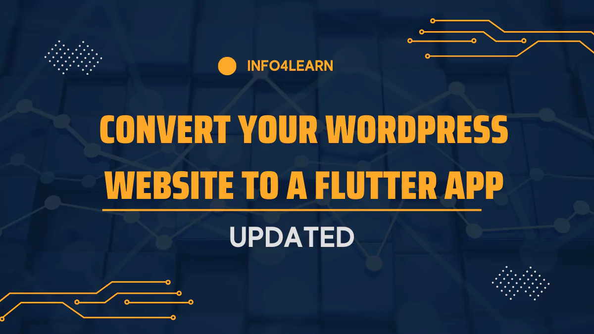 WordPress Website to a Flutter App