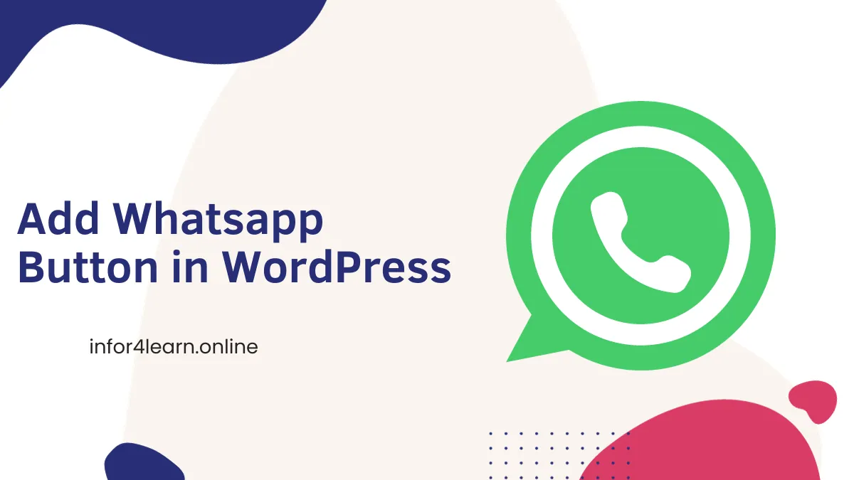 Add WhatsApp Button in WordPress